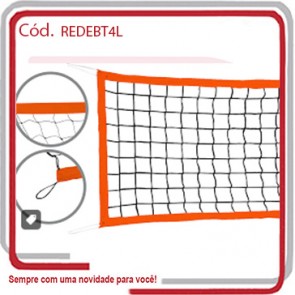 Rede de Beach Tennis 4 Lonas em 2 Opções