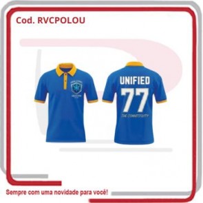 Camisetas Polo Masculina e Feminina c_ Várias Opções