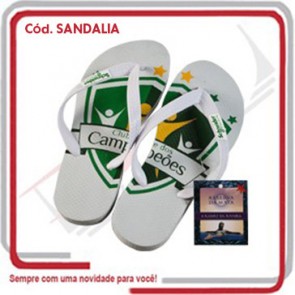 Sandália _ Chinelo Tradicional Unissex em Borracha