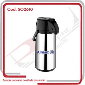 Garrafa Térmica Exclusiva Inox Pressão 1,9 Lts _  SUSPENSO EM 03_02_26