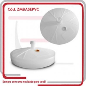 Base Guarda Sol em PVC p_ Água ou Areia 42X42X12